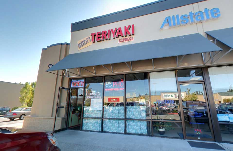 Heidi's Teriyaki Express Storefront